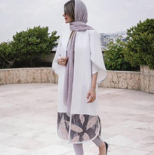عکس مانتو سفید