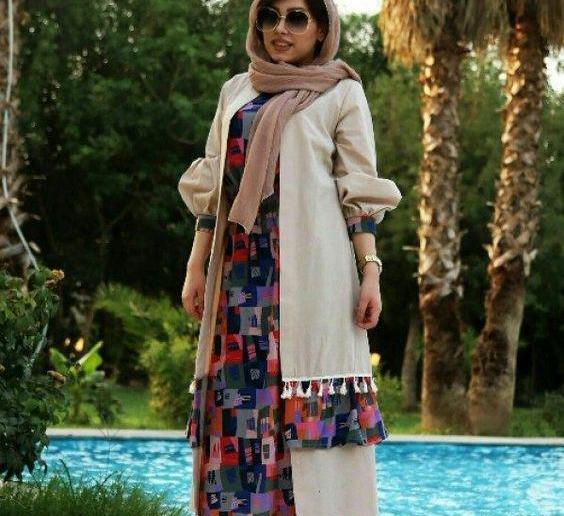 عکس مانتو ساحلی