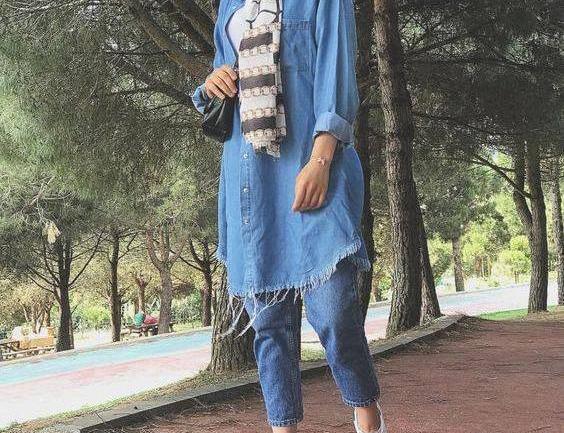 عکس مانتو و شلوار لی