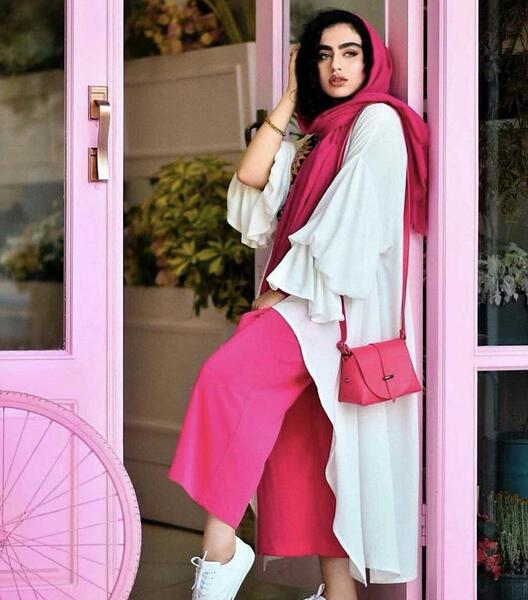 عکس مانتو و شلوار گشاد