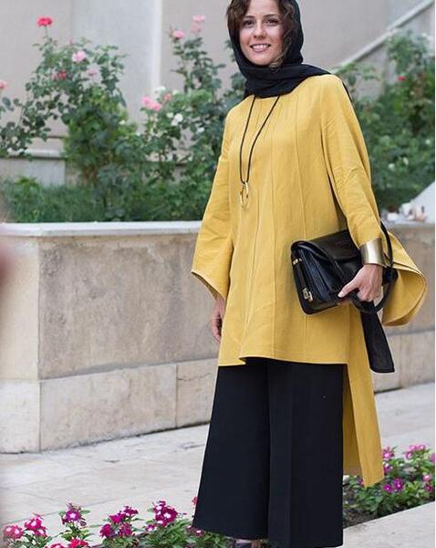 عکس مانتو و شلوار گشاد