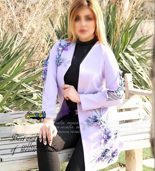 عکس مانتو یاسی رنگ