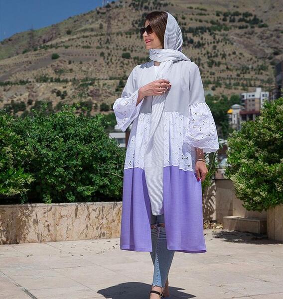 عکس مانتو یاسی رنگ