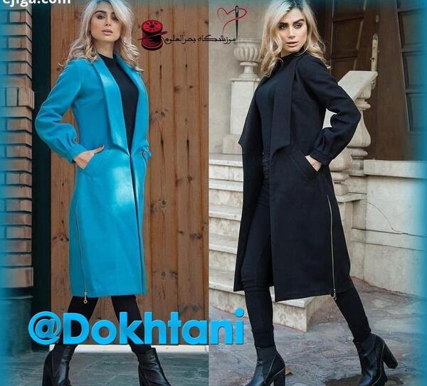 عکس مانتو یقه آمریکایی