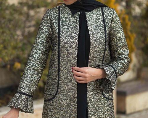 عکس مانتو جدید خاکستری