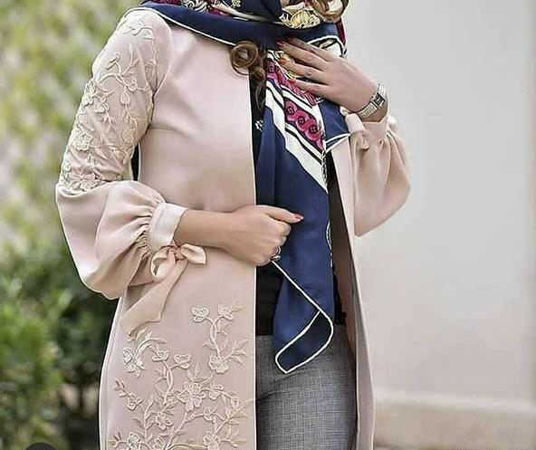 عکس مدل مانتو جدید رنگ سال ۹۹