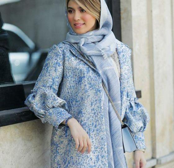 عکس مدل مانتو جدید با پارچه ژاکارد