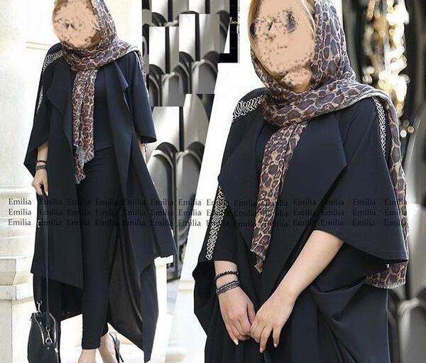 عکس مانتو جلو باز جدید
