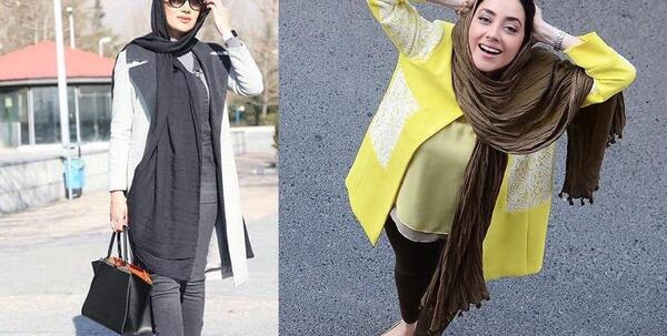 عکس مانتو جلو باز ایرانی