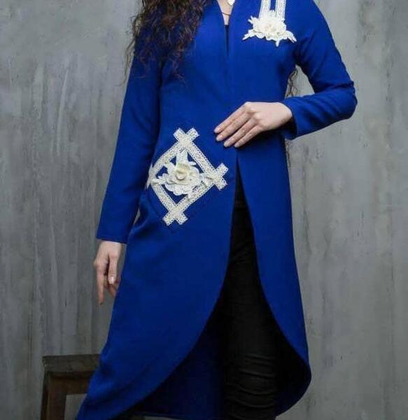 عکس مانتو جلو باز ابی