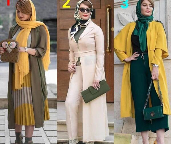 عکس مانتو جلو باز جدید اینستاگرام