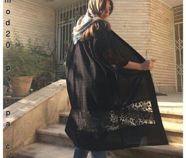 عکس مانتو جلو باز ریون