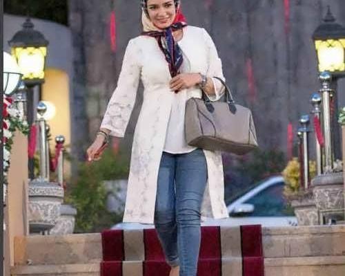 عکس مانتو جلو باز سفید