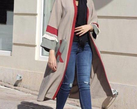 عکس نوشته مانتو جلو باز