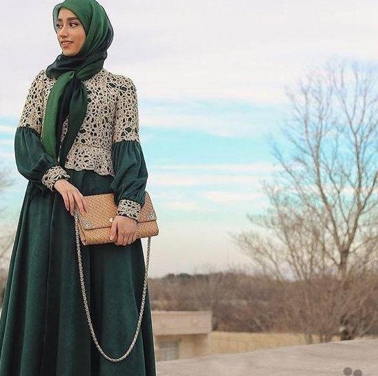 عکس مانتو دخترانه با حجاب