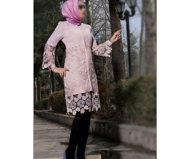 عکس مانتو دخترانه گیپور