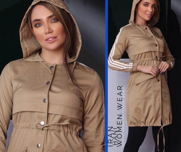 عکس مانتو اسپرت کلاه دار