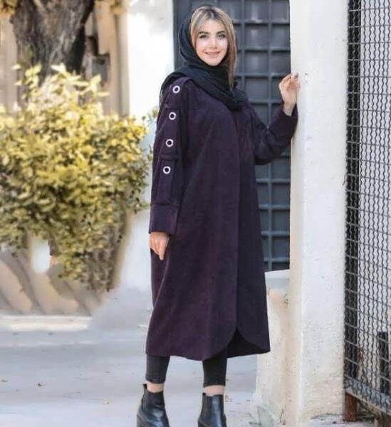 عکس مانتو مخمل اسپرت