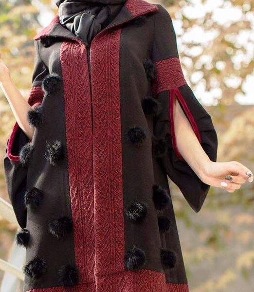 عکس مانتو مخمل اسپرت