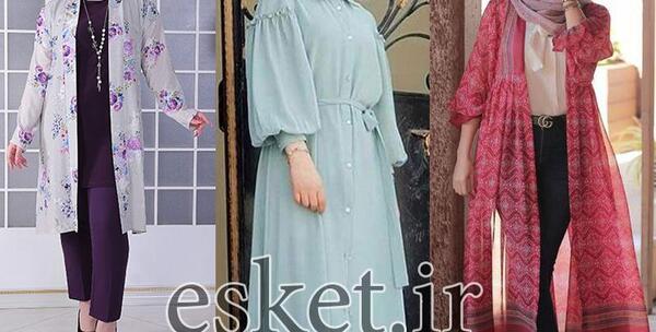 عکس مدل مانتو جدید دخترانه با پارچه حریر
