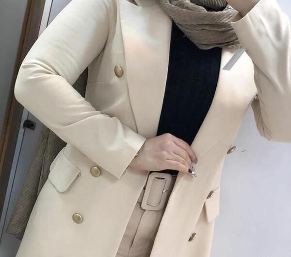 عکس مدل مانتو جدید دخترانه دکمه دار