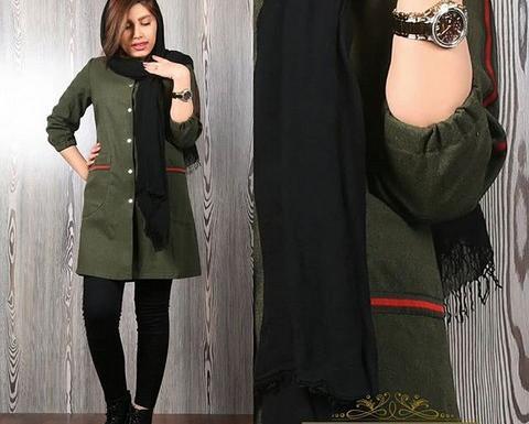 عکس جدید مانتو دخترانه زمستانی