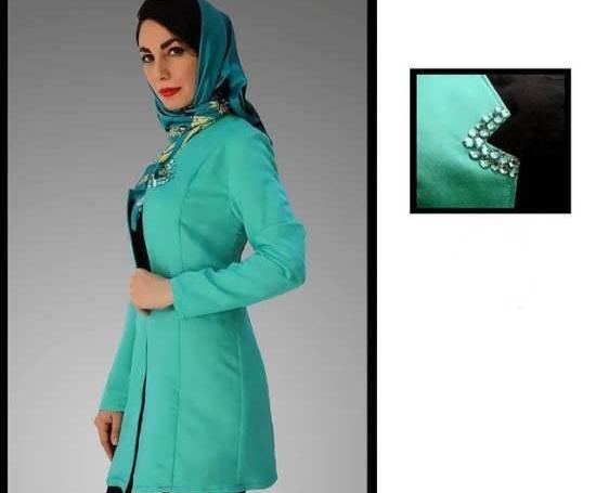 عکس مانتو کتی سبز