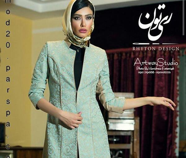 عکس مانتو کتی سبز