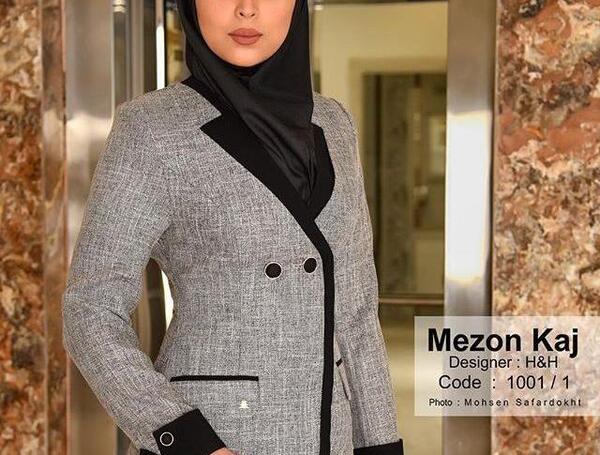 عکس مانتو بلند اداری