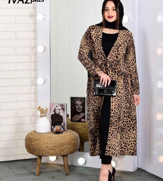 عکس مانتو بلند پلنگی