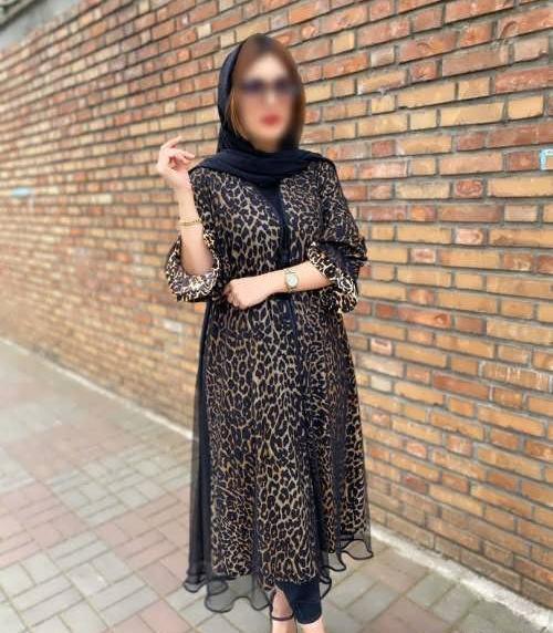 عکس مانتو بلند پلنگی