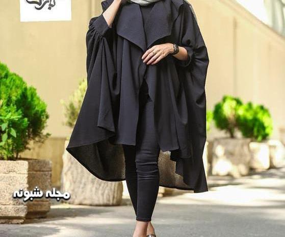 عکس مانتو خفاشی بلند