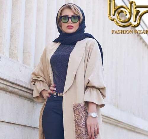 عکس مانتو بلند دخترانه جلو باز