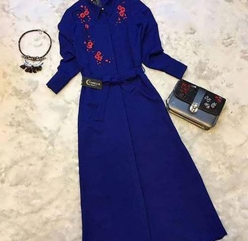 عکس مانتو بلند مجلسی دخترانه