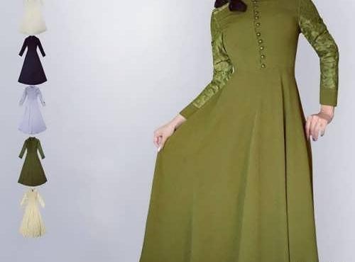 عکس مانتو بلند نخی