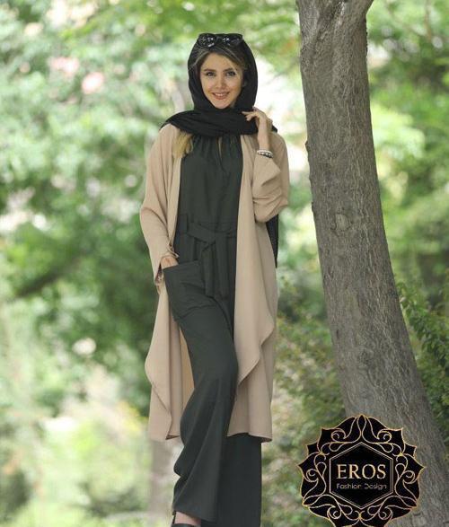 عکس مانتو بلند دخترانه نوجوان