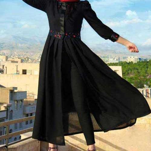 عکس مدل مانتو بلند اندامی