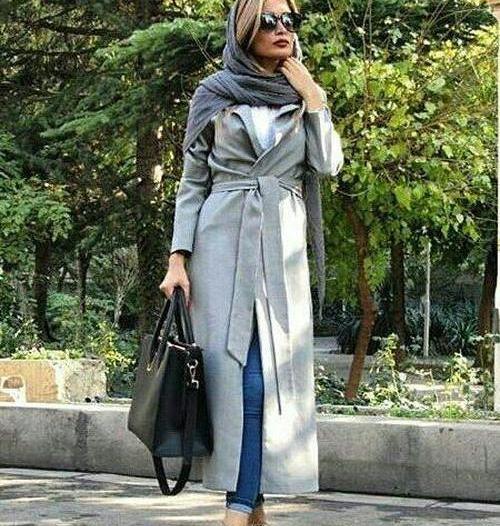 عکس مدل مانتو بلند اسپرت