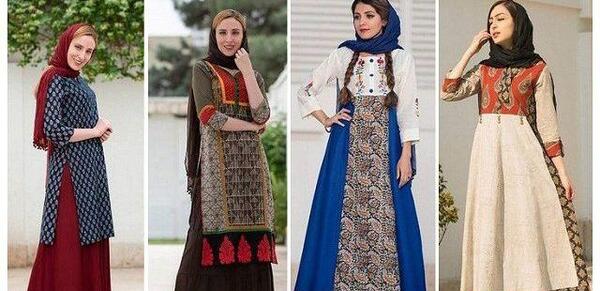 عکس مدل مانتو ترکیبی جدید اینستا