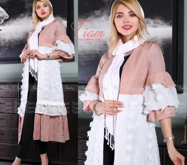 عکس مدل مانتو ترکیبی جدید اینستا