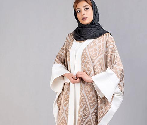 عکس مدل مانتو ژاکارد ترکیبی
