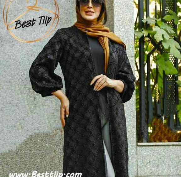 عکس مدل مانتو ژاکارد ترک