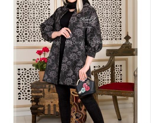 عکس مدل مانتو ژاکارد ترک