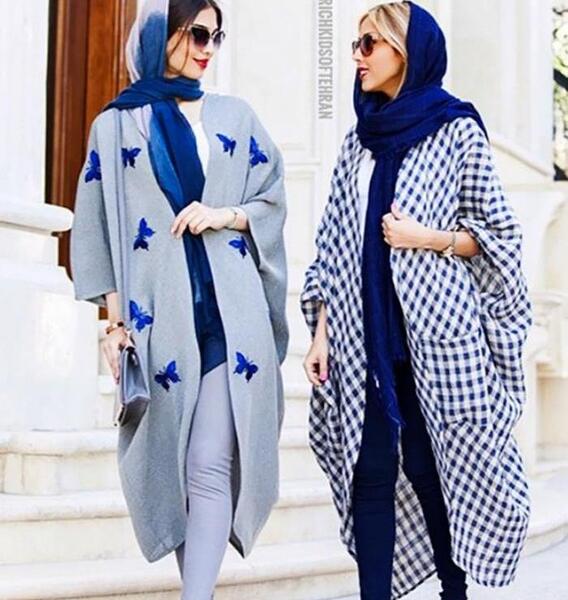 عکس مدل مانتو عبایی