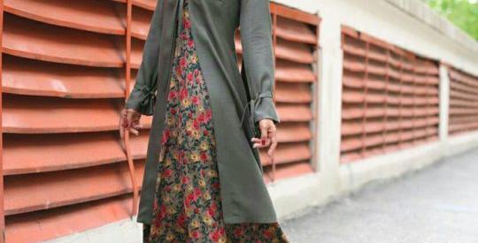 عکس مدل مانتو گلدار سنتی