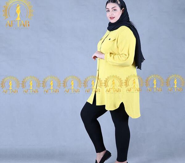 عکس مدل مانتو اسپرت پایین هلال