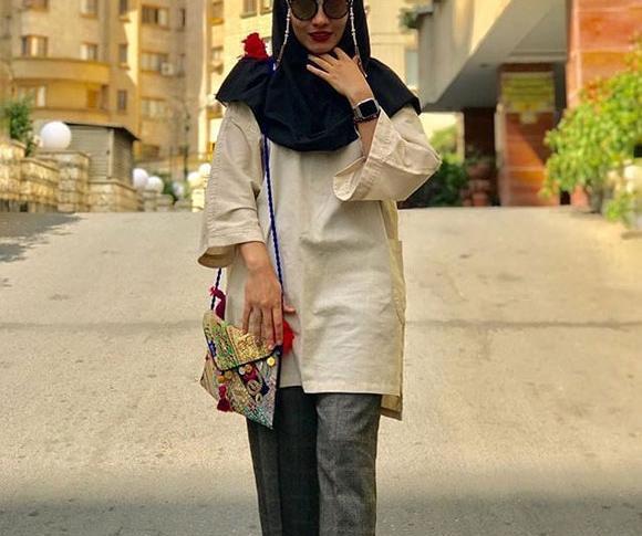 عکس مدل مانتو اسپرت تابستانی جلو بسته