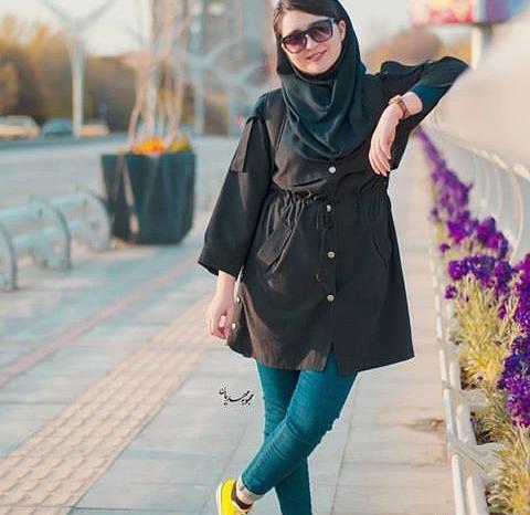 عکس مدل مانتو اسپرت دانشجویی کوتاه