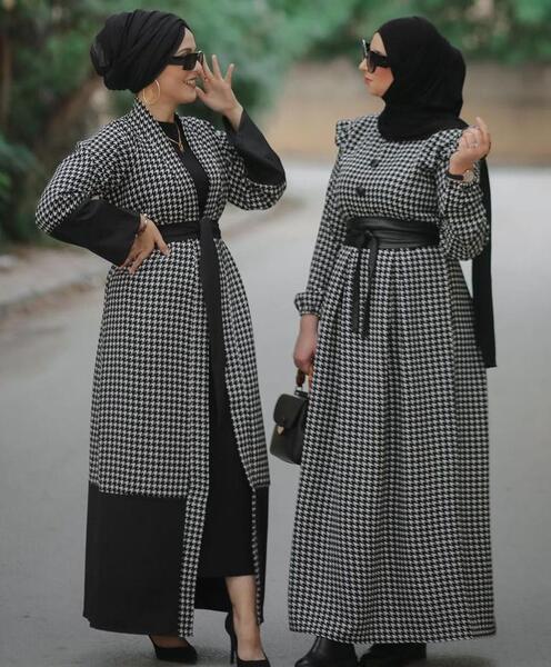 عکس مدل مانتو اسپرت شطرنجی