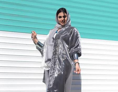 عکس مدل مانتو جدید حریر شیشه ای